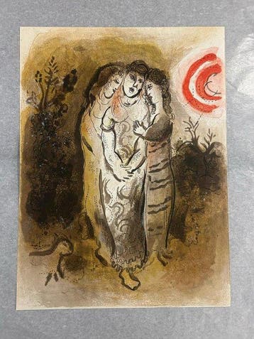 Marc Chagall (1887-1985) - Naomi and her daughters-in-law