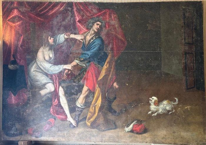 Circle of Giovanni Bilivert (1585–1644) - Joseph and, Antiquités & Art, Art | Peinture | Classique