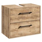 Wastafel Onderkast Florence 60 x 35 x 47 cm - Kastanje Eiken, Verzenden, Nieuw