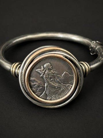 Reliekhouder - Zilver - 1850-1900 - Reliekarmband