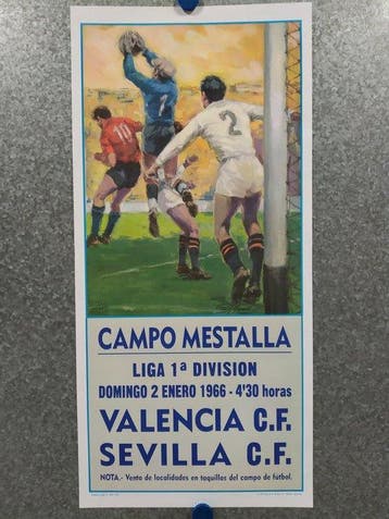 Ortega (likely Lit. Ortega S.A.), Valencia - Campo Mestalla