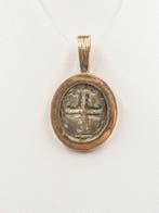 Pendentif - 18 carats Argent, Or jaune