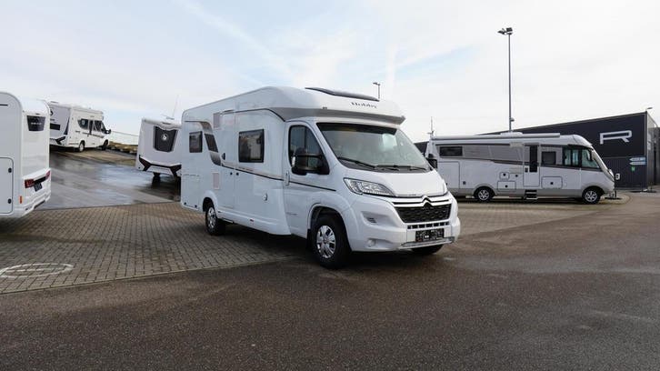 Hobby T65 HFL – Citroën 165 PK nieuw, daginschrijving 33141, Caravans en Kamperen, Mobilhomes, Cassettetoilet, Handgeschakeld