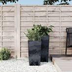 vidaXL Plantenbak uitneembare bak beton-look 11/26,5 L PP, Verzenden, Nieuw