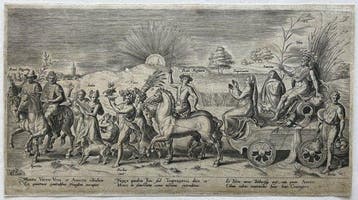 Ecole du XVIIe siècle - Goede levensloop met allegorische