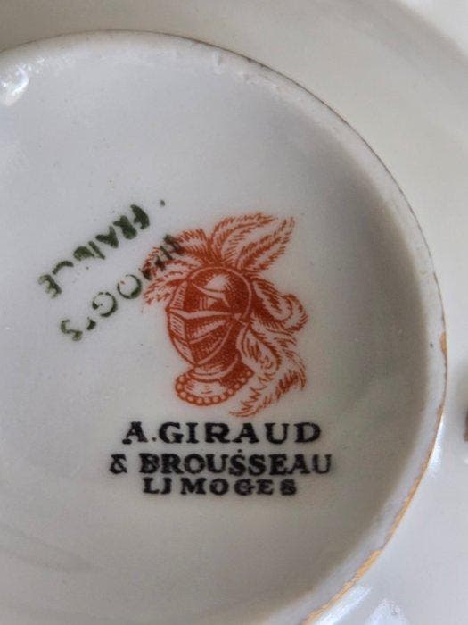 Limoges - Giraud & Brousseau Limoges - Koffie- en, Antiek en Kunst, Antiek | Meubels | Tafels