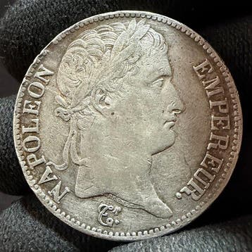 France. Napoléon I (1804-1814). 5 Francs 1813-H, La Rochelle