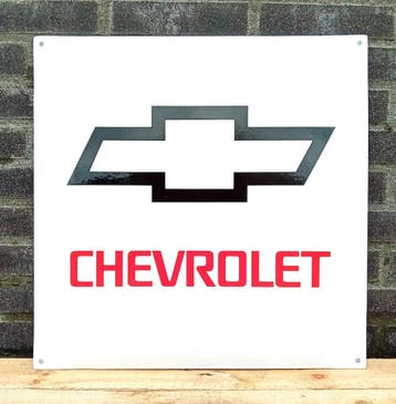 Chevrolet vierkant, Collections, Marques & Objets publicitaires, Verzenden