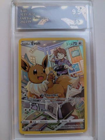 Pokémon - 1 Graded card - Évoli TG11/TG30 Foil, Full art -, Hobby en Vrije tijd, Verzamelkaartspellen | Pokémon, Nieuw