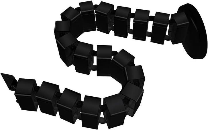 Kabelgoot bureau - Kabel management - Zwart - CMP017-B - FLE, Doe-het-zelf en Bouw, Elektriciteit en Kabels, Nieuw, Verzenden