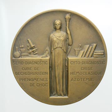 Frankrijk. Médaille Bronze Professeur F. Widal, A. Maillard