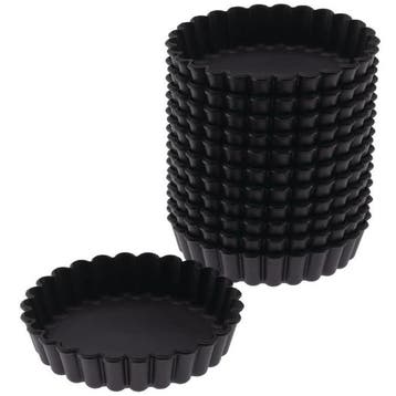 Bakvormen| Composiet | 12 Stuks | Ø100x18(h)mm Matfer, Verzenden, Nieuw in verpakking