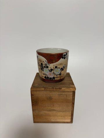Set van twee Japanse keramische chawan – Shino-keramiek met