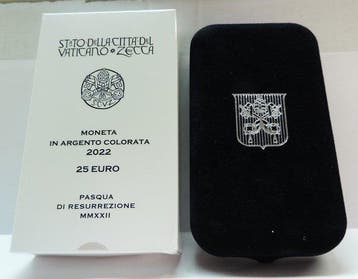 Vatican. 25 Euro 2022 Pasqua di Resurrezione Proof (Sans