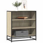 vidaXL Dressoir 68x35x76 cm bewerkt hout en metaal sonoma, Huis en Inrichting, Kasten | Dressoirs, Verzenden, Nieuw
