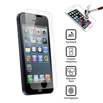 iPhone 5S Screen Protector Tempered Glass Film Gehard Glas, Verzenden, Nieuw