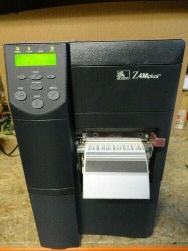 Zebra Z4M Thermal Transfer Label Printer + Rewinder, Computers en Software, Printers, Thermo-printer, Printer, Ophalen of Verzenden