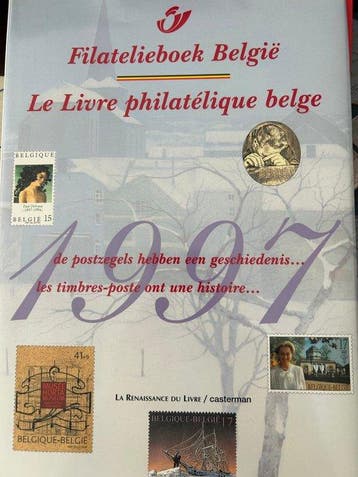België 1997/1999 - 3 Complete filatelieboeken inclusief de