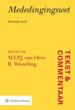 Mededingingswet / Tekst & Commentaar 9789013156188, Boeken, Verzenden, Gelezen