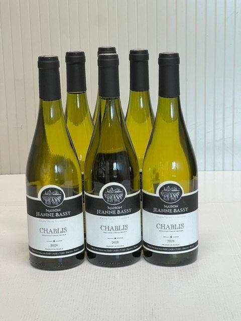 2024 Maison Jeanne Bassy. - Chablis - 6 Flessen (0.75 liter), Collections, Vins