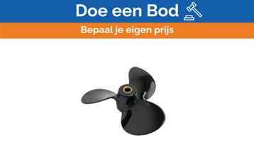 Bieden: Michigan Match 3-Blade Aluminum Propeller 9 x 9 RH, Watersport en Boten, Ophalen of Verzenden, Nieuw