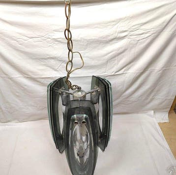 Plafondlamp - Hanglamp met 6 lampen, vintage, in Space