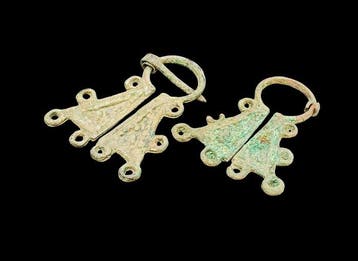Viking periode Brons Omega Broches - 58 mm (Zonder