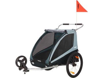 Thule Coaster XT - Kinderfietskar - Max 45 kg - Blauw, Verzenden, Zo goed als nieuw