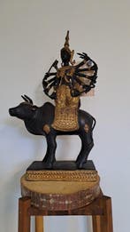 Shiva nandu op heilige stier - Brons - Thailand - second