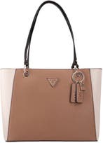 GUESS schoudertas shopper Noelle II Tote Tan Multi Taupe, Verzenden, Nieuw