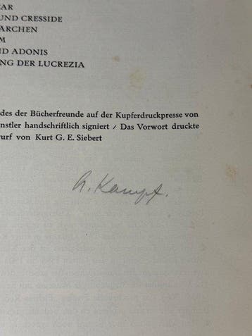 Arthur Kampf - Zwanzig Radierungen zu Shakespeares Werken