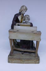 Rödental - Beeldje - Piano lesson, design William Goebel -