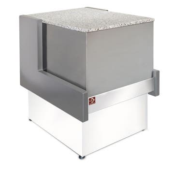 Kassa-sectie 700 mm - GRIJS/WIT, Verzenden
