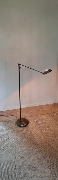 Lampadaire de lecture - Laiton - Variateur + source, Antiek en Kunst, Curiosa en Brocante