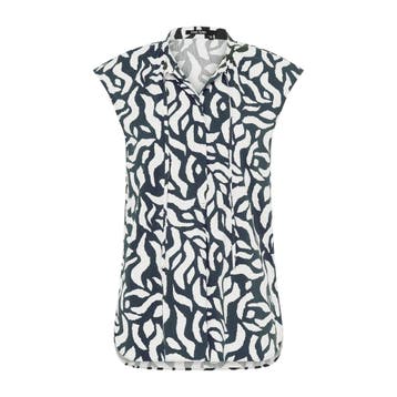 Marc Aurel • zwart witte blouse top • 36, Marc Aurel, Verzenden, Wit, Nieuw