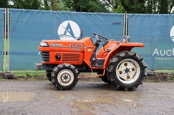 Veiling: Minitractor Kubota Sunshine L1-215 Diesel 21pk, Ophalen
