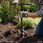 vidaXL Grondboor met handvat 120 mm en verlengstukken 9 m, Doe-het-zelf en Bouw, Verzenden, Nieuw