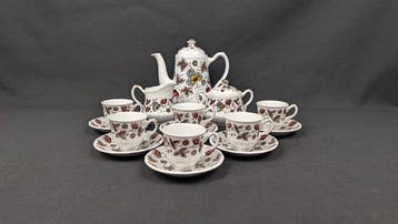 W.H. Grindley & Co - Koffieservies (15) - Old Chelsea -