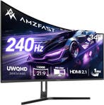 Gaming Monitor - Beeldscherm computer - 34 inch - Curved - 2, Verzenden, Nieuw