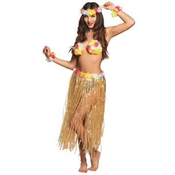 Hawaii Rokje Set Deluxe 5 delig, Verzenden, Nieuw