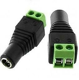 10x Female DC connector 5.5 x 2.1mm - vrouwelijk ->, Doe-het-zelf en Bouw, Elektriciteit en Kabels, Verzenden, Nieuw, Kabel of Snoer
