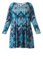 Tuniek Colletta A lijn print maat 42/44, Verzenden, Nieuw