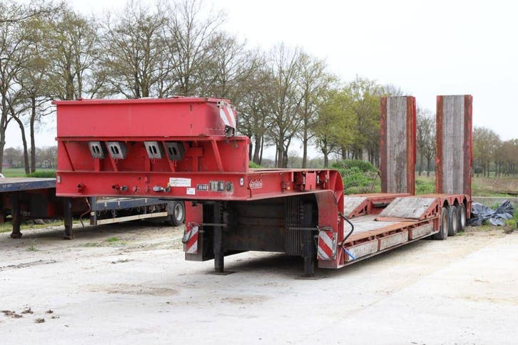 Veiling: Semi-Dieplader Nooteboom EURO-48-03 1994, Auto's, Vrachtwagens, Ophalen
