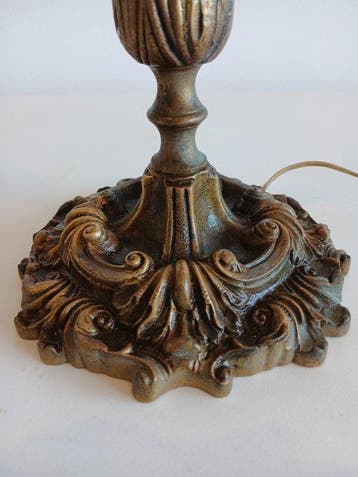 Lampe de table - Bronze, Porcelaine - Pas de prix de réserve