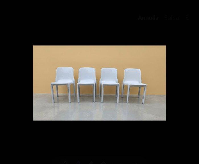 Artemide - Vico Magistretti - Stoel (4) - Selene - SMC, Antiquités & Art, Antiquités | Meubles | Chaises & Canapés