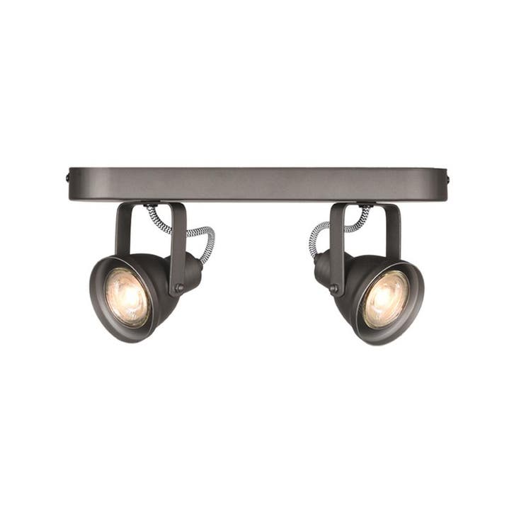 Spot Max | Antraciet | Metaal | 2-Lichts LABEL51, Zakelijke goederen, Horeca | Keukenapparatuur, Nieuw in verpakking, Verzenden