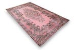 Roze vintage - Vloerkleed - 290 cm - 175 cm - met