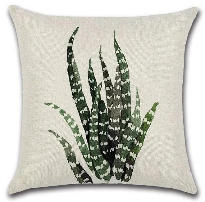 Kussenhoes Aloë plant exclusief vulling veelkleurig, Maison & Meubles, Accessoires pour la Maison | Coussins, Envoi