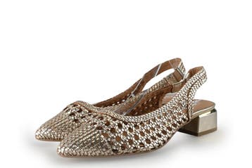 Gioseppo Slingbacks in maat 40 Goud, Kleding | Dames, Gioseppo, Overige kleuren, Verzenden, Zo goed als nieuw