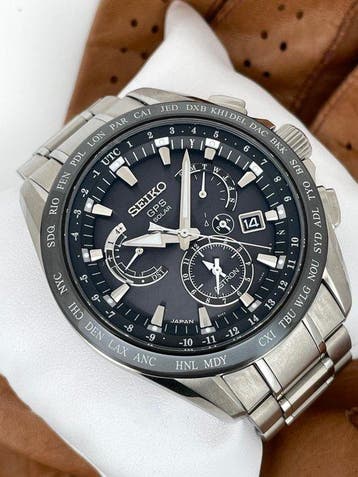 Seiko - Astron GPS Solar Dual Time - Sans prix de réserve -